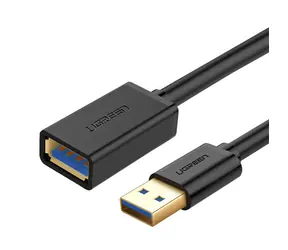 Ugreen prodlužovací kabel USB 3.0 (samice) - USB 3.0 (samec) černá / 1m 