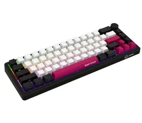 Lorgar KBP70MW (CZ&SK) černá/červená / bezdrátová herní klávesnice 65% / CZ&SK / 2.4GHz / BT 5.0 / RGB