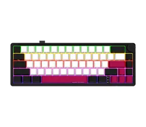Lorgar KBP70MW (US) černá/červená / bezdrátová herní klávesnice 65% / US / 2.4GHz / BT 5.0 / RGB