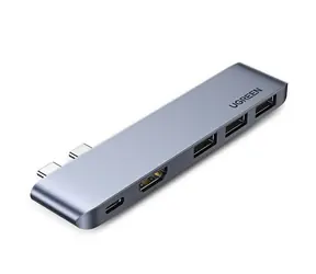 Ugreen HUB 5in1 MacBook station/replicator / HDMI 4K 30 Hz / 3x USB 3.0 pro MacBook Pro / Air