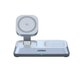 UGREEN 55677 3 in 1 Desktop Wireless Charger / Bezdrátová nabíječka / 25W / Magflow Qi 2.2