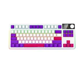 Lorgar KBP70TKLW (CZ&SK) bílá / bezdrátová herní klávesnice 75% / CZ&SK / 2.4GHz / BT 5.0 / RGB