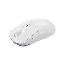 Lorgar MSA10W bílá / bezdrátová herní myš / USB-C / 2.4GHz / Bluetooth 5.3 / 12000 DPI 