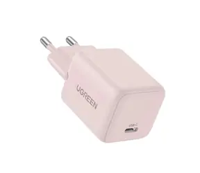Ugreen X512 GAN POWER ADAPTER růžová / nabíjecí adaptér / 1X USB-C / 20W