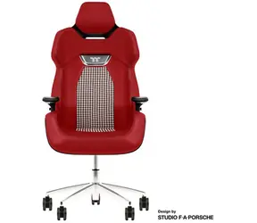Thermaltake ARGENT E700 Design by Studio FA Porsche černo-červená / Herní židle / nastavitelná / nosnost až 150 kg 