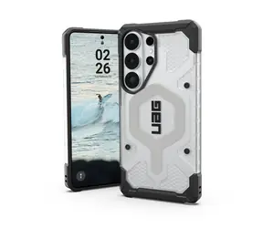 UAG Pathfinder Clear Zadní kryt pro Samsung Galaxy S26 Ultra Ice/Silver