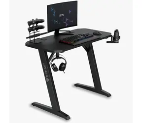 SENSE7 Nomad Basic černá / Herní stůl / 100 x 50 cm