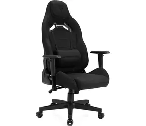 SENSE7 Vanguard černá / Herní židle / Látka / nastavitelná / pojezdová kolečka / nosnost 150 kg