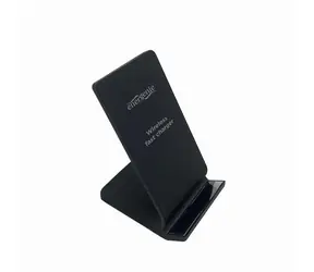 Gembird bezdrátová QI nabíječka / se stojánkem / 10W / USB / černá