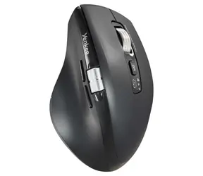 YENKEE YMS 2095B SPIN černá / bezdrátová myš / optická / 4800 DPI / 7 tlačítek / 2.4GHz / Bluetooth 5.1