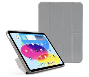 Pipetto Origami No1 Original Case pouzdro pro Apple iPad 10.9" (2020/2022)/iPad 11" (2025) stříbrná