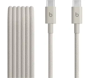 Beats kabel USB-C (M) - USB-C (M) 1.5 m šedá / opletený / 60W