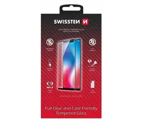 SWISSTEN Ochranné sklo CASE FRIENDLY pro Xiaomi Redmi Note 15 Pro 5G černé