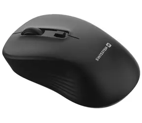 SWISSTEN ERGO1 kancelářská bezdrátová myš černá / optická / 1600dpi / 2.4GHz / USB