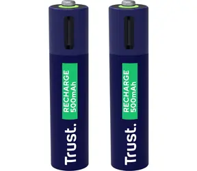 Trust 25585 USB-C Dobíjecí baterie AAA (2ks) / 500 mAh