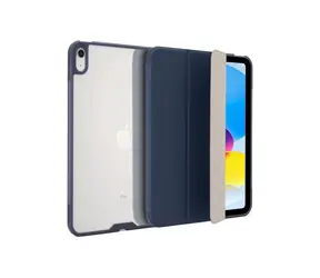 Pipetto Origami No7 Tri-Folio Case pouzdro pro Apple iPad 10.9" (2022)/iPad 11" (2025) tmavě modrá