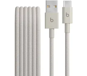 Beats kabel USB-A (M) - USB-C (M) 1.5 m šedá / opletený
