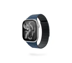 Epico Magnetic+ Silicone magnetický řemínek pro Apple Watch 42/44/45/46/49mm modrá 