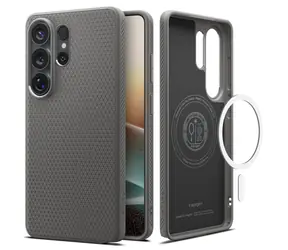 Spigen Liquid Air MagSafe ochranný kryt pro Samsung Galaxy S26 Ultra marble gray