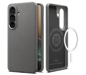 Spigen Liquid Air MagSafe ochranný kryt pro Samsung Galaxy S26 Plus marble gray