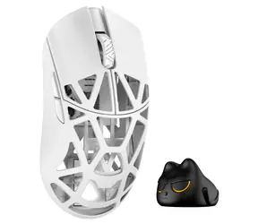WLMOUSE Beast X Pro bílá / bezdrátová myš / optická / 30000 DPI / 5 tlačítek / 2.4GHz / USB-C 