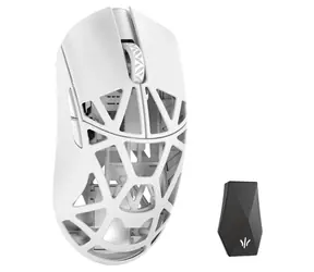 WLMOUSE Beast X Max bílá / bezdrátové myš / optická / 26000 DPI / 5 tlačítek / 2.4GHz / USB-C