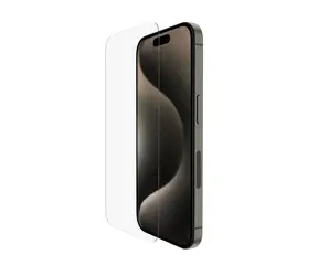 Belkin SCREENFORCE TemperedGlass Anti-Microbial ochranné sklo pro Apple iPhone 15 Pro