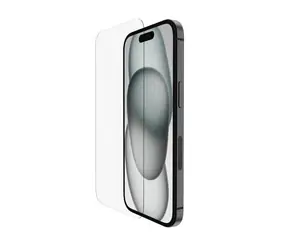 Belkin SCREENFORCE TemperedGlass Anti-Microbial ochranné sklo pro Apple iPhone 16 / 15 / 14 Pro