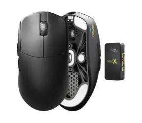 Lamzu Maya X černá / Bezdrátová herní myš / 30000 DPI / USB-C & 2.4GHz 