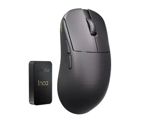 Lamzu Inca černá / Bezdrátová herní myš / 30000 DPI / USB-C & 2.4GHz 