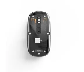 Hama WM-600 transparentní / bezdrátová optická Multi Device myš / plochá / tichá