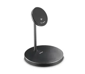 Hama Qi2 bezdrátová nabíječka s držákem černá / 15 W