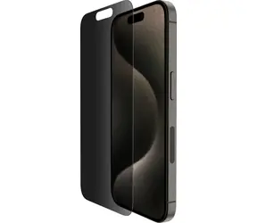 Belkin SCREENFORCE TemperedGlass Privacy Anti-Microbial ochranné privátní sklo pro Apple iPhone 15 Pro