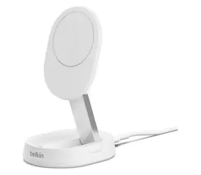 Belkin BOOST CHARGE PRO Qi2 Magnetický nabíjecí stojan bílá / 15W / konvertibilní / bez adaptéru