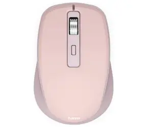 Hama WM-450 růžová / bezdrátová Multi Device myš / tichá / bluetooth / 2x AAA / USB-A