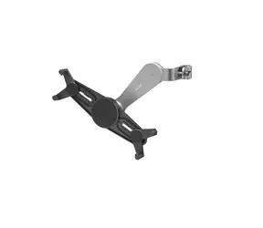 Hama držák na tablet 7"-11" černá-stříbrná / uchycení na opěrku hlavy ve vozidle / hliník