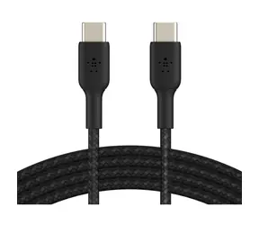 Belkin BOOST CHARGE napájecí kabel opletený USB-C na USB-C černá / 60W /2m