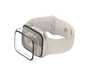 Belkin ScreenForce 2v1 ochranné pouzdro pro Apple Watch Series 4/5/6/SE/7/8/9 (44/45mm) čirá