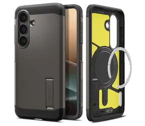 Spigen Tough Armor MagSafe ochranný kryt pro Samsung Galaxy S26 gunmetal