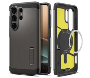 Spigen Tough Armor MagSafe ochranný kryt pro Samsung Galaxy S26 Ultra gunmetal