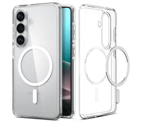 Spigen Ultra Hybrid MagSafe ochranný kryt pro Samsung Galaxy S26 clear white