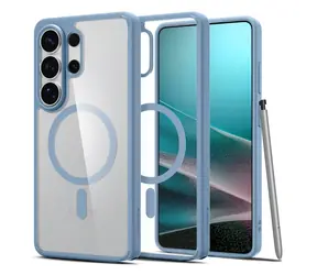 Spigen Ultra Hybrid MagSafe ochranný kryt pro Samsung Galaxy S26 Ultra light blue