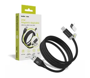 Mobile Origin Magnetic StayCable USB-A to USB-C / 1.5m / 27W / CB6