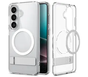 Spigen Ultra Hybrid S MagSafe ochranný kryt pro Samsung Galaxy S26 clear white