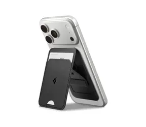 Spigen Slim Fold Stand MagSafe Peněženka na 1 kartu černá