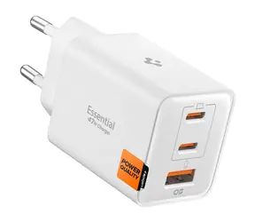 Spigen Essential EE473EU 47W / bílá / Nabíječka / 2x USB-C / USB-A