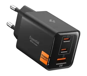 Spigen Essential EE473EU 47W / černá / Nabíječka / 2x USB-C / USB-A