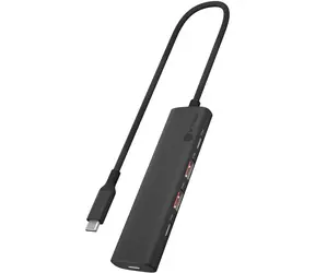 Icy Box IB-HUB1437-CPD černá / USB Hub / PD 100W / 2x USB-C 3.2 Gen2/ 2x USB-A 3.2 Gen2 / 0.30 cm