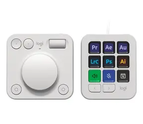 Logitech MX Creative Console / Programovatelná klávesnice / 9 kláves / LCD