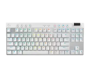 Logitech G PRO X TKL bílá / bezdrátová herní klávesnice / US layout / 2.4GHz & Bluetooth / RGB
